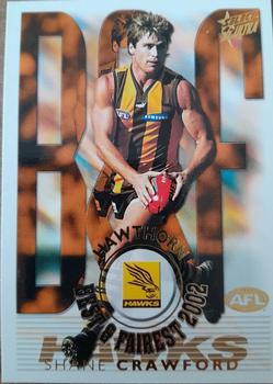 2003 Select XL Ultra AFL - Club Best & Fairest 2002 #BF10 Shane Crawford Front